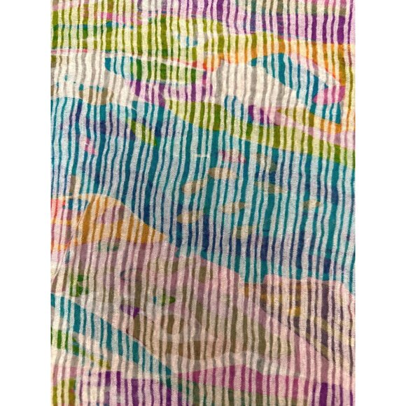 CJ Banks Womens X Multicolored Striped Long Sleeve Tunic Top - Picture 7 of 11